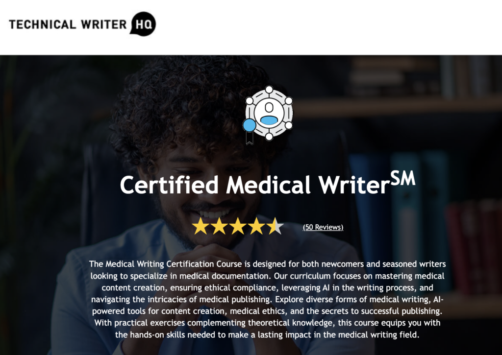 technical writer hq medical writer certification